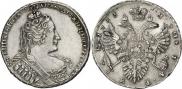 1 рубль 1733 года