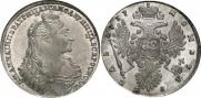 1 rouble 1737 year