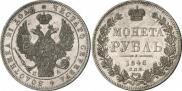 1 рубль 1846 года