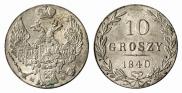 10 groszy 1840 year