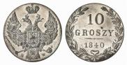 10 groszy 1840 year