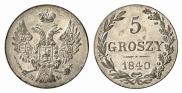 5 groszy 1840 year