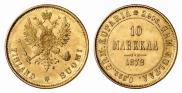 10 markkaa 1878 year