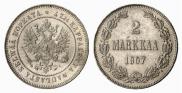 2 markkaa 1907 year