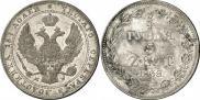 3/4 рубля - 5 злотых 1838 года