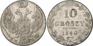 10 groszy 1840 year
