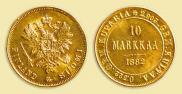 10 markkaa 1882 year
