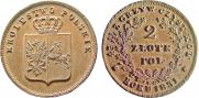 2 złote 1831 year