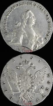 1 rouble 1764 year
