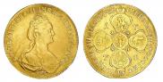 10 roubles 1778 year