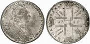 1 рубль 1727 года