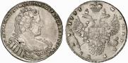 1 rouble 1733 year