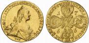 10 roubles 1766 year