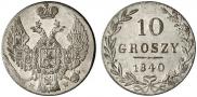 10 groszy 1840 year