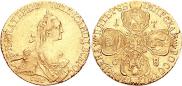 5 roubles 1768 year