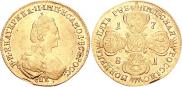 5 roubles 1781 year