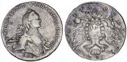 1 рубль 1762 года