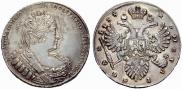 1 рубль 1733 года