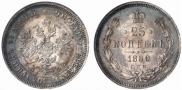25 копеек 1880 года