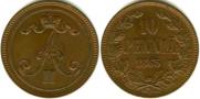 10 пенни 1865 года