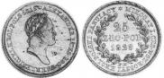 25 злотых 1828 года