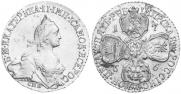 5 roubles 1766 year