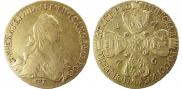 10 roubles 1776 year