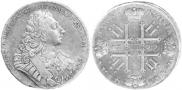 1 рубль 1729 года