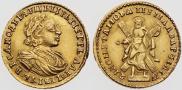 2 roubles 1721 year