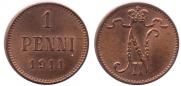 1 penni 1911 year