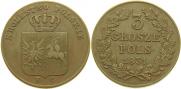 3 grosze 1831 year