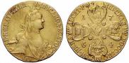 10 roubles 1764 year