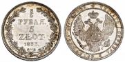 3/4 roubles - 5 złotych 1833 year