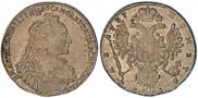 1 rouble 1737 year