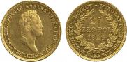 25 złotych 1829 year