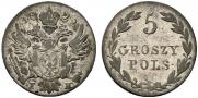 5 groszy 1829 year