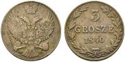 3 grosze 1840 year
