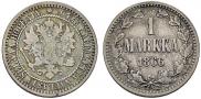 1 markka 1866 year