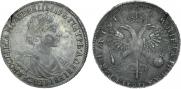 1 rouble 1719 year