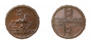 1 kopeck 1728 year