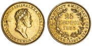 25 złotych 1833 year
