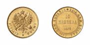 10 markkaa 1882 year
