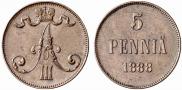 5 пенни 1888 года