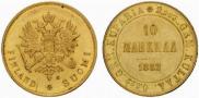 10 markkaa 1882 year