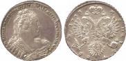 1 рубль 1733 года