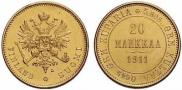 20 markkaa 1911 year