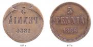 5 пенни 1866 года