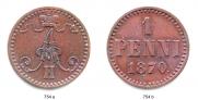 1 penni 1870 year