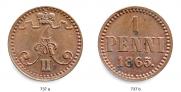 1 penni 1865 year