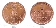 1 penni 1867 year